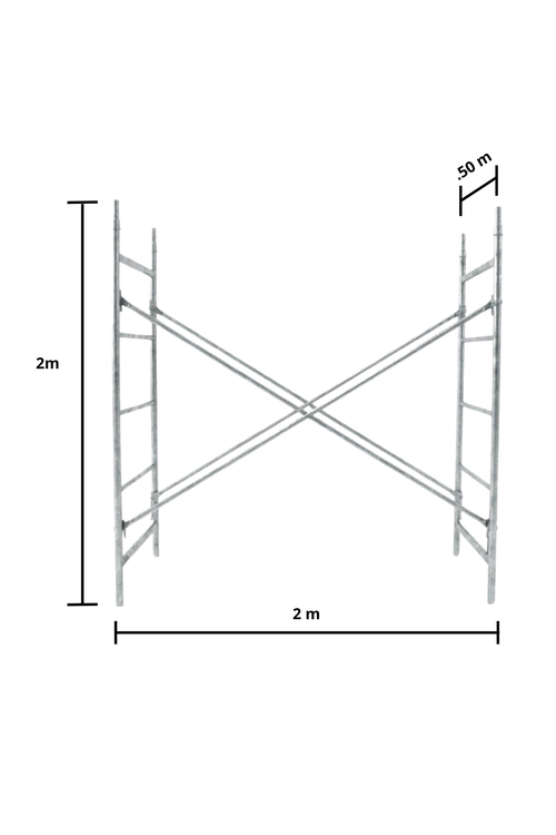 Andamio Angosto 50 cm