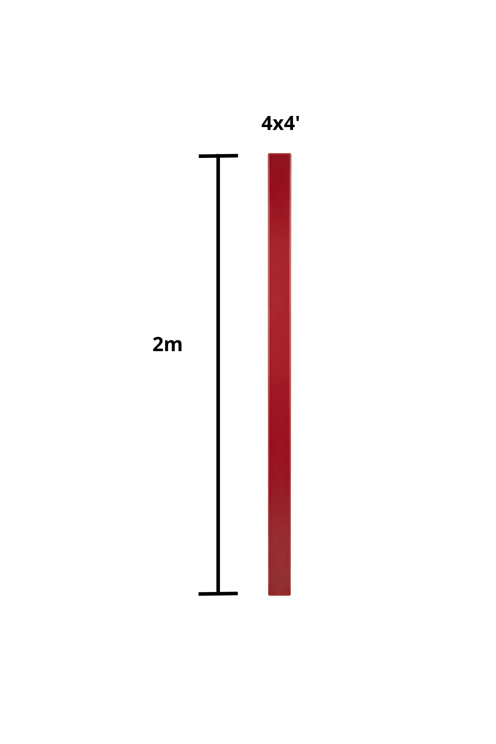 PTR de Acero 4X4 Pulgadas Calibre 14