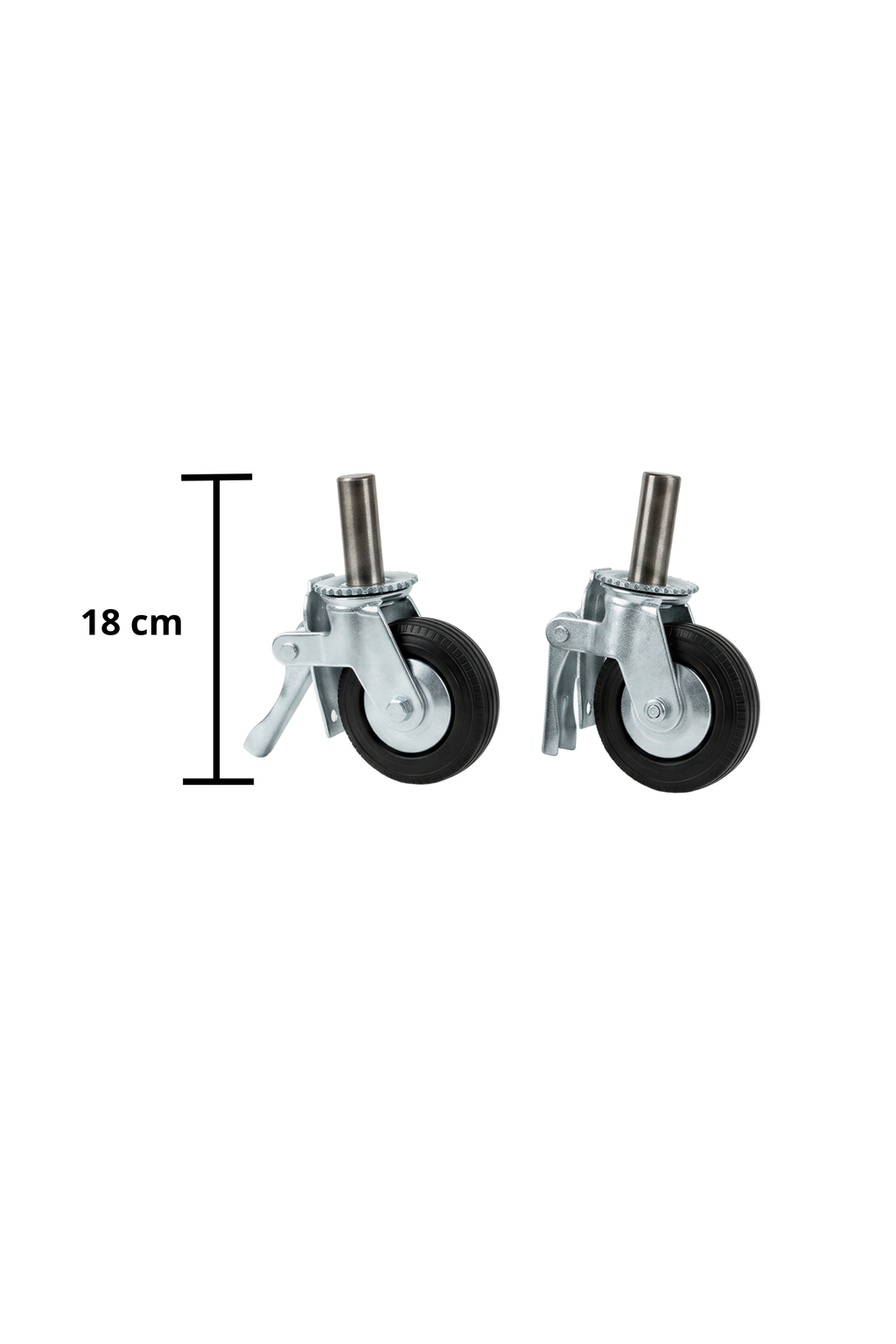 Rueda para andamio 6 pulgadas por pieza